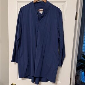 NIC+ZOE Men's Navy Shirt Jacket